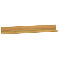 vidaXL Wall Shelves 2 pcs 90x10x10 cm Solid Wood Teak 2