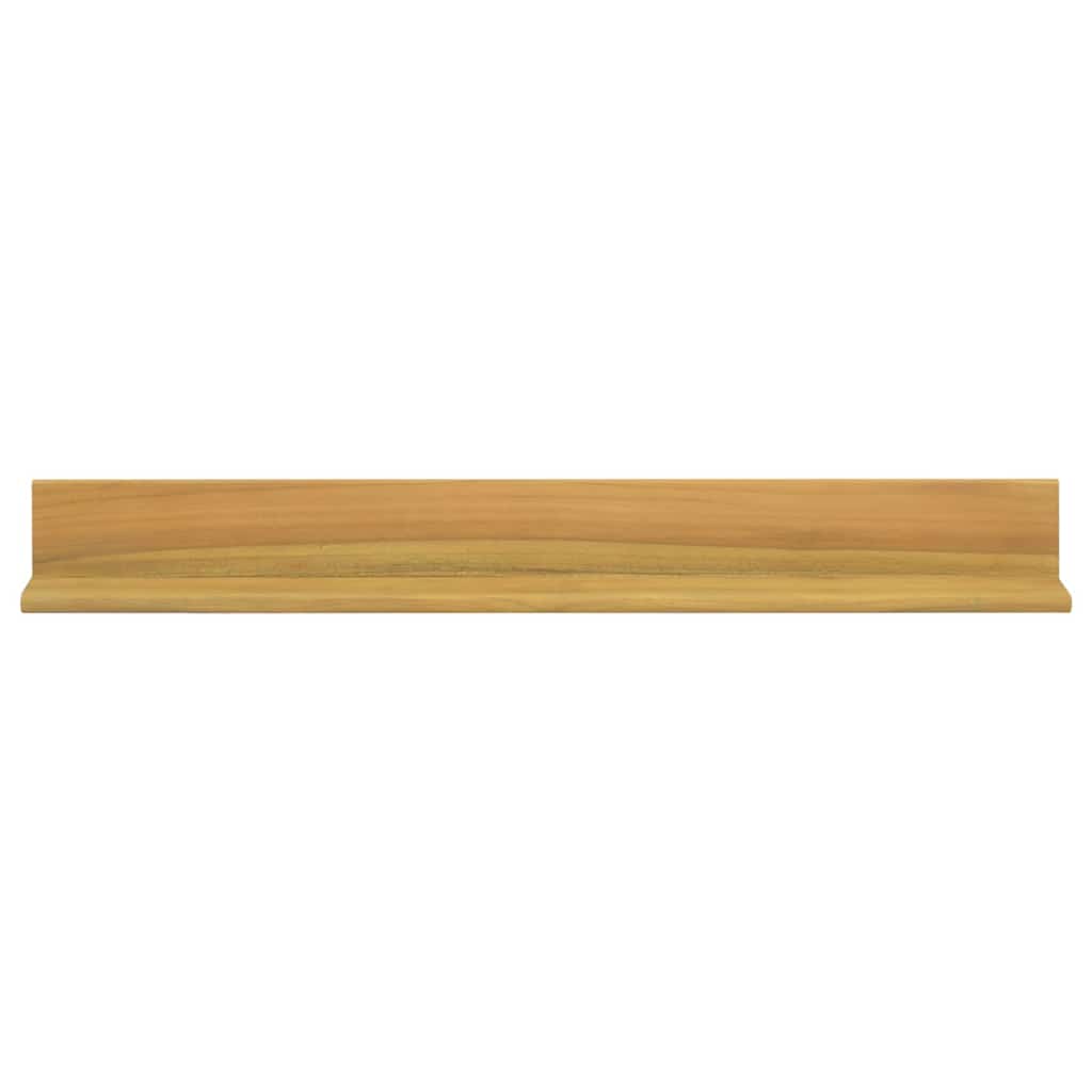 vidaXL Wall Shelves 2 pcs 90x10x10 cm Solid Wood Teak 3