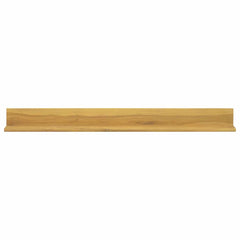 vidaXL Wall Shelf | Natural Teak | Solid teak wood with a natural finish 3