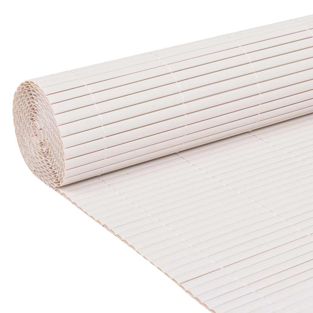 vidaXL Double-Sided Garden Fence 110x400 cm White 3