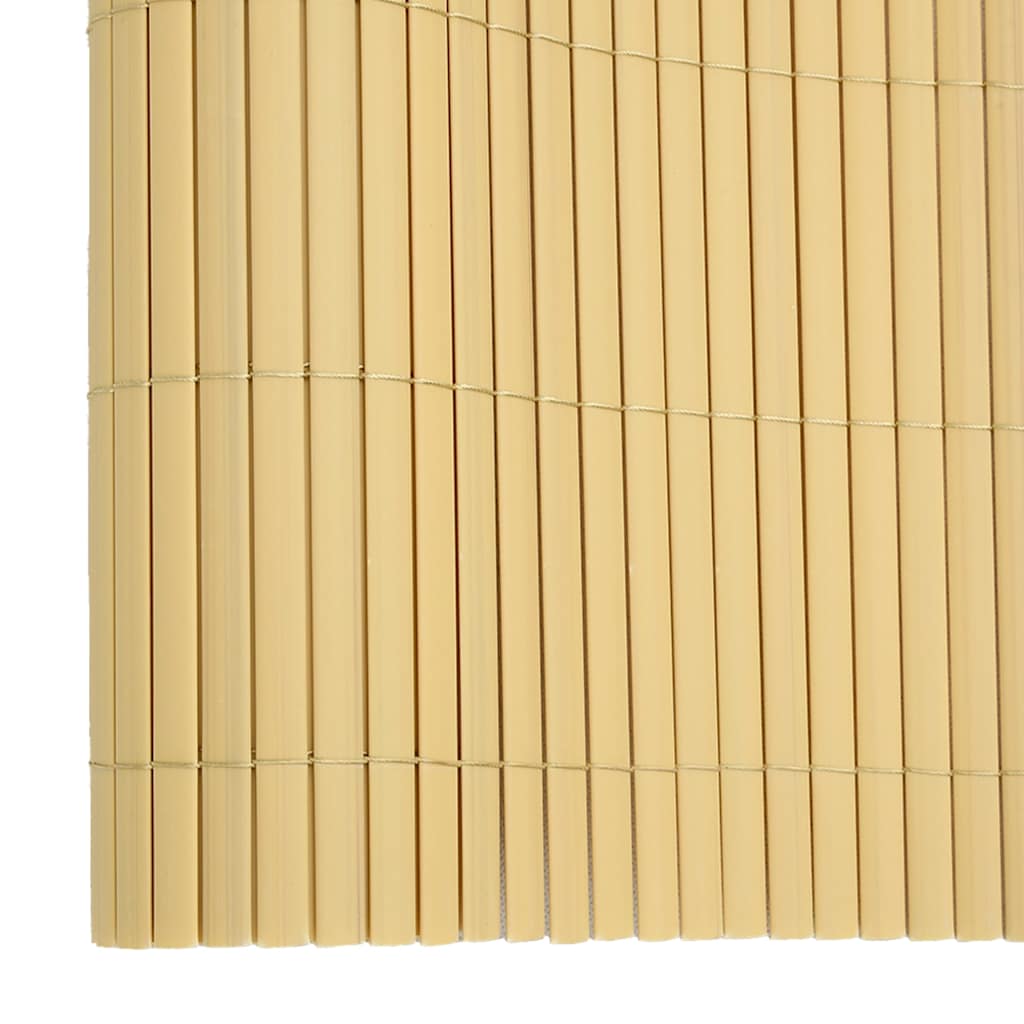 vidaXL Double-Sided Garden Fence 110x400 cm Yellow 5