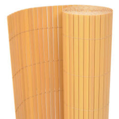 317163 vidaXL Double-Sided Garden Fence 110x500 cm Yellow 2