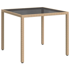 vidaXL Garden Table | Beige and Black 2