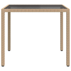 vidaXL Garden Table | Beige and Black 4