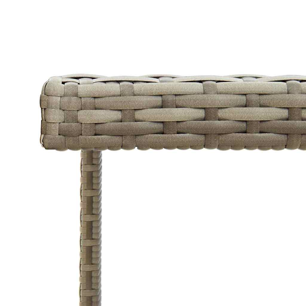 vidaXL Garden Table | Grey and Black 4