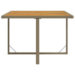 vidaXL Garden Table | Beige and black 5