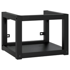 vidaXL Bathroom Washbasin Frame | Black | Powder-coated iron | Small 2