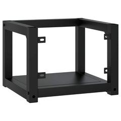vidaXL Bathroom Washbasin Frame | Black | Powder-coated iron | Small 5