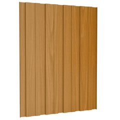 vidaXL Roof Panel 12 pcs Natural 60 x 45 cm Galvanised steel 5