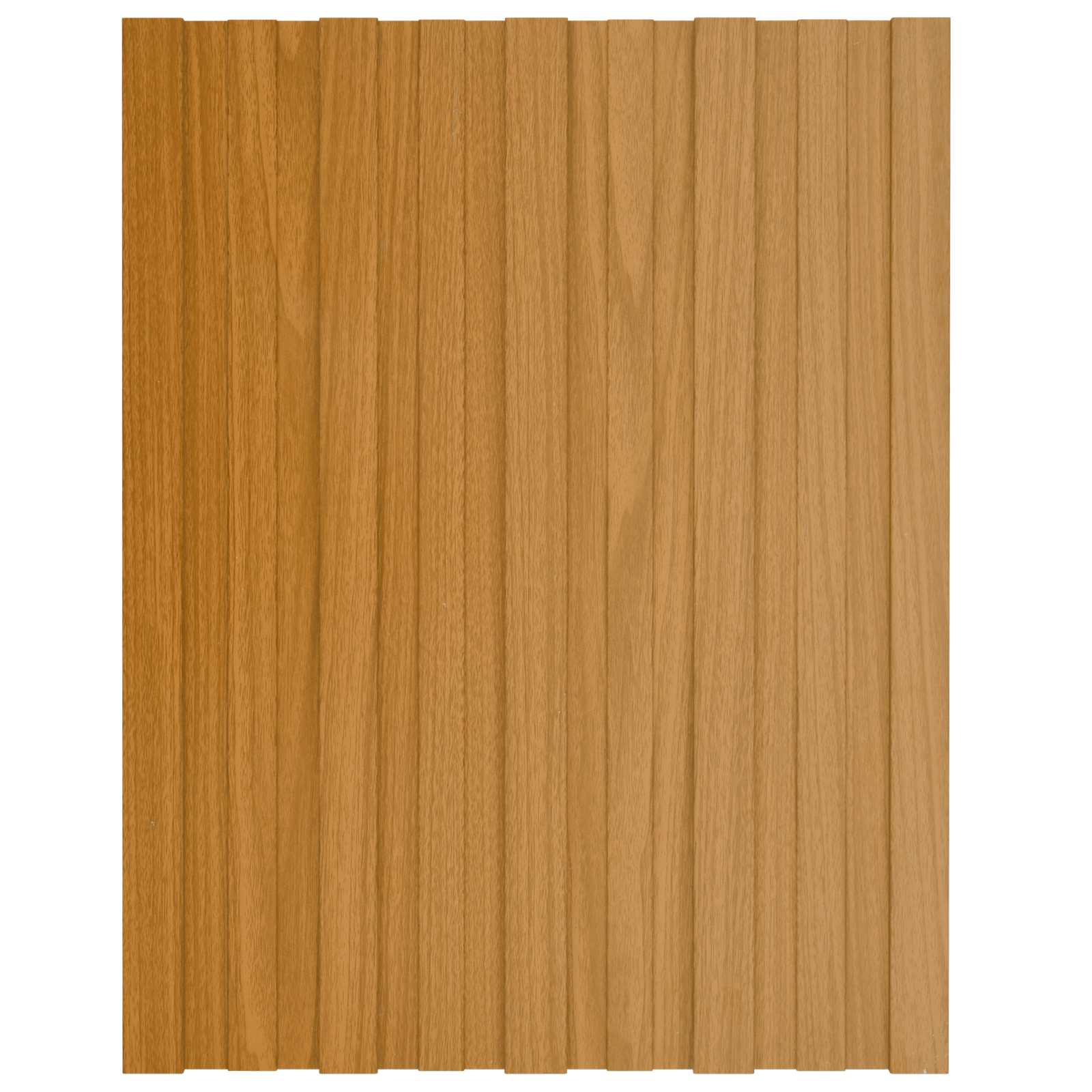 vidaXL Roof Panel 12 pcs Natural 60 x 45 cm Galvanised steel 3