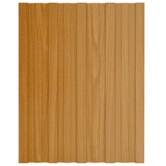 vidaXL Roof Panel 12 pcs Natural 60 x 45 cm Galvanised steel 3