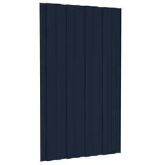 vidaXL Roof Panel 12 pcs Anthracite 80 x 45 cm Galvanised steel 5
