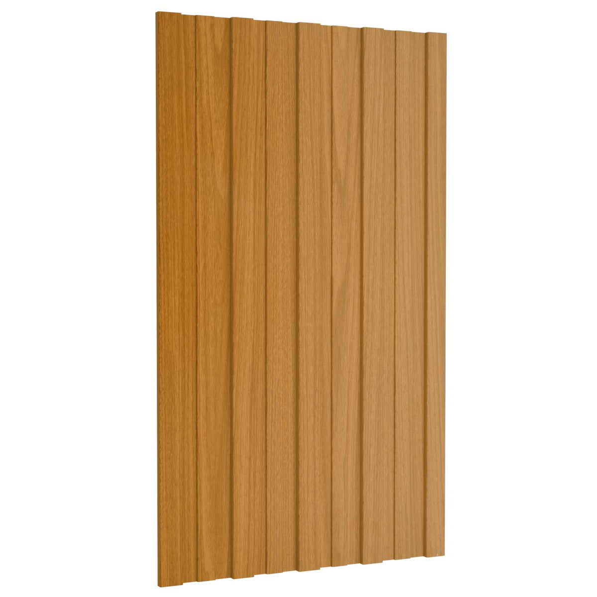 Roof Panel Galvanised steel 36 pcs Light wood 80 x 45 cm