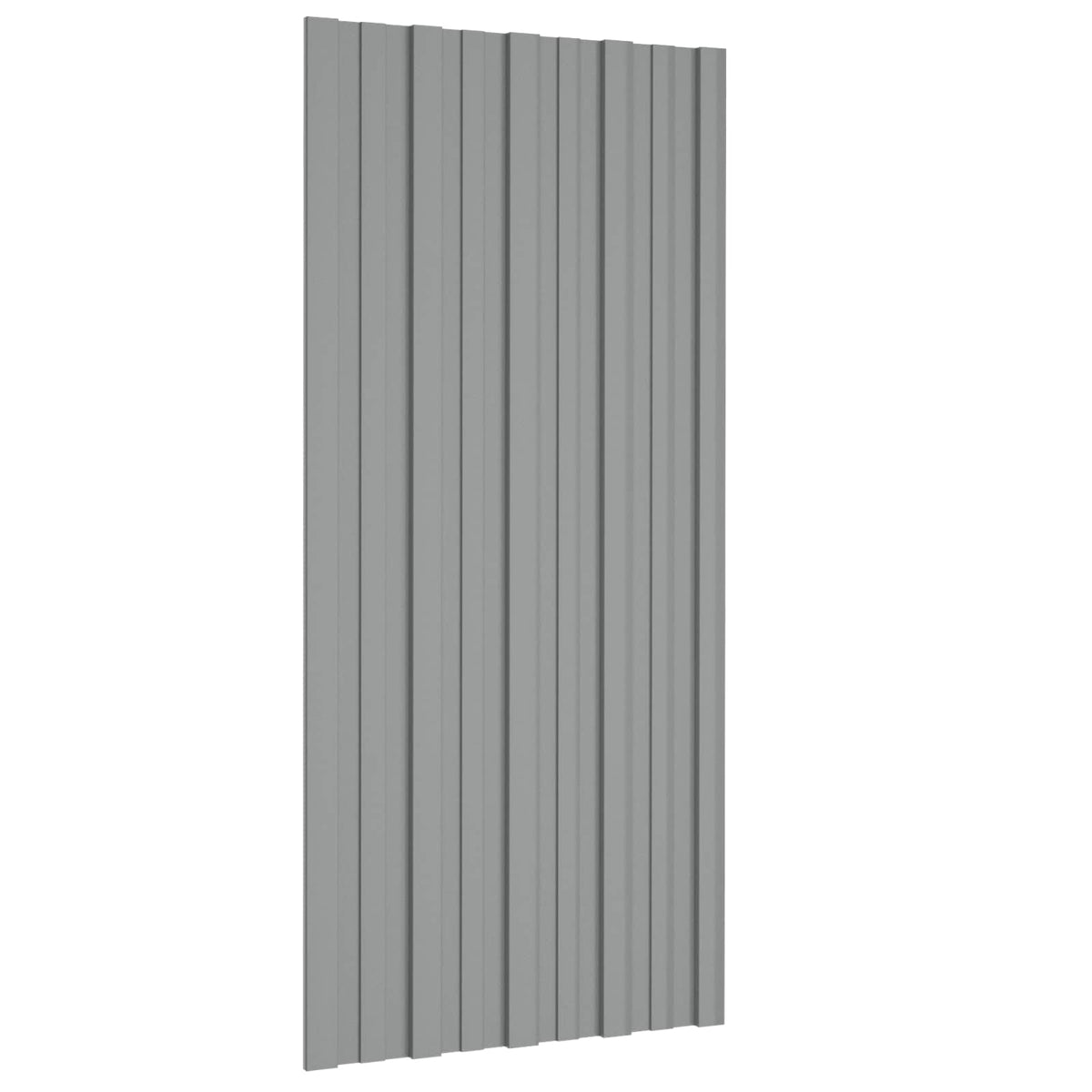 Roof Panel Galvanised steel 36 pcs Grey 100 x 45 cm