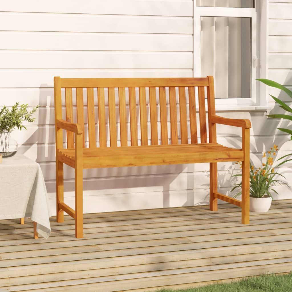 316610 vidaXL Garden Bench 110 cm Solid Acacia Wood 1
