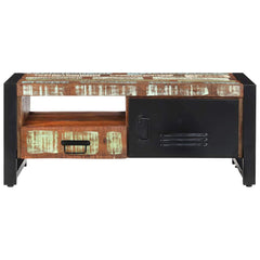 338221 vidaXL Coffee Table 100x50x41 cm Solid Wood Reclaimed 2