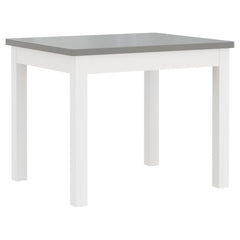 vidaXL Children Table And Chair Set | White and grey | MDF | Small | Ergonomic 6