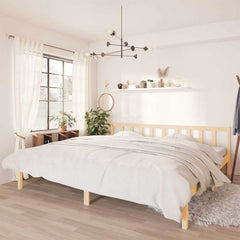 vidaXL Extra Long Bed Frame without Mattress Solid Wood Pine Natural