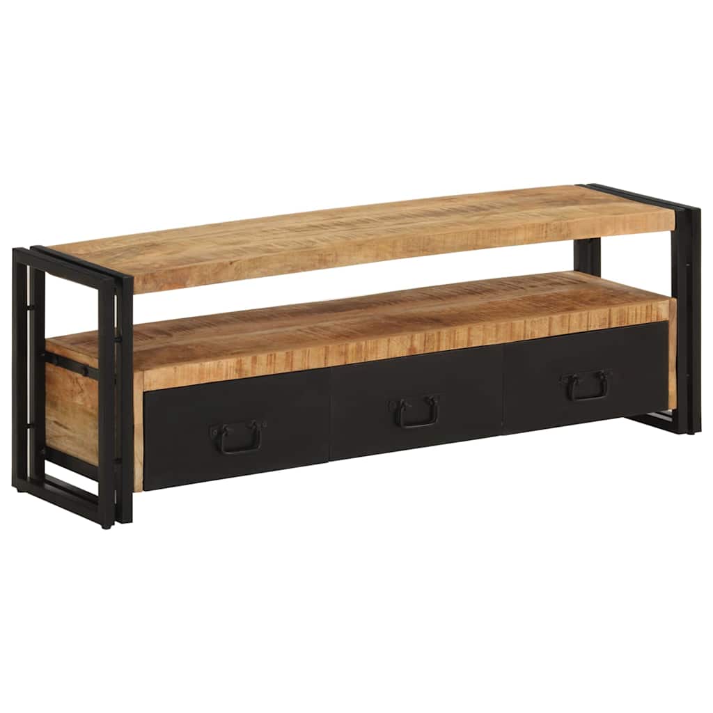 338466 vidaXL TV Cabinet 120x30x40 cm Solid Wood Mango 1