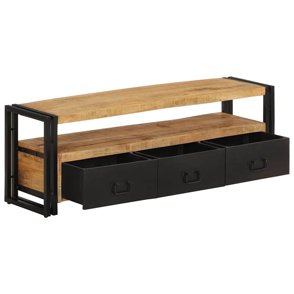 338466 vidaXL TV Cabinet 120x30x40 cm Solid Wood Mango 3