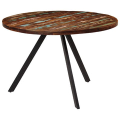 vidaXL Dining Table 110x75 cm Solid Wood Reclaimed 3