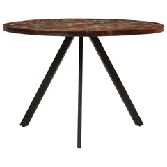 vidaXL Dining Table 110x75 cm Solid Wood Reclaimed 4