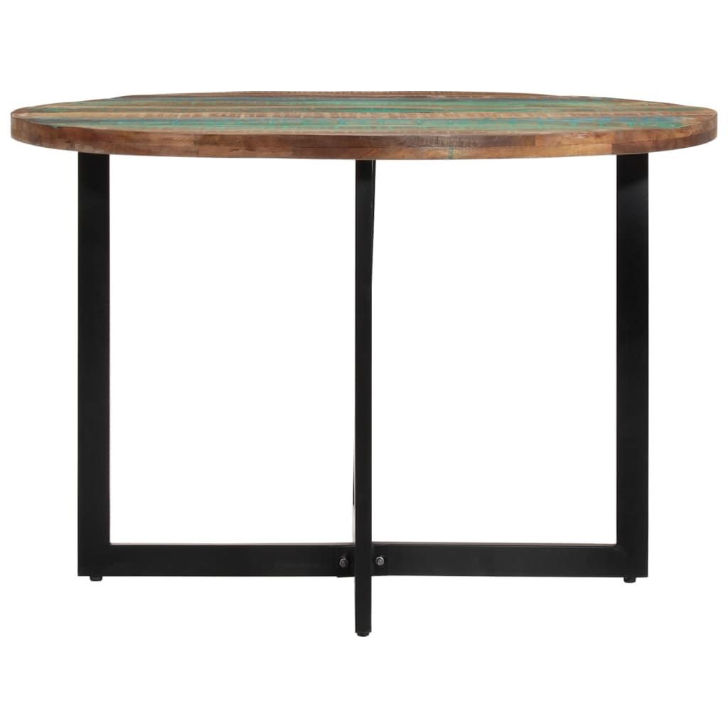 vidaXL Dining Table 110x75 cm Solid Wood Reclaimed 2