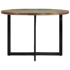 vidaXL Dining Table 110x75 cm Solid Wood Reclaimed 2