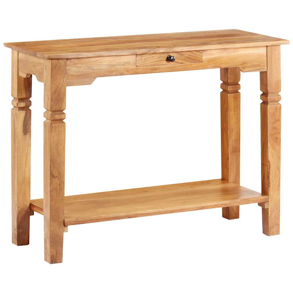 338033 vidaXL Console Table 100x40x76 cm Solid Acacia Wood 1