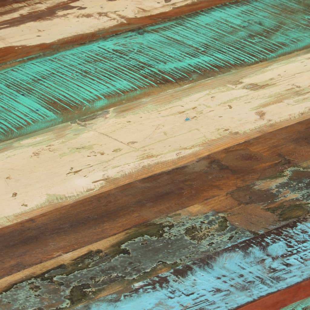 vidaXL Dining Table 82x80x76 cm Solid Reclaimed Wood 5