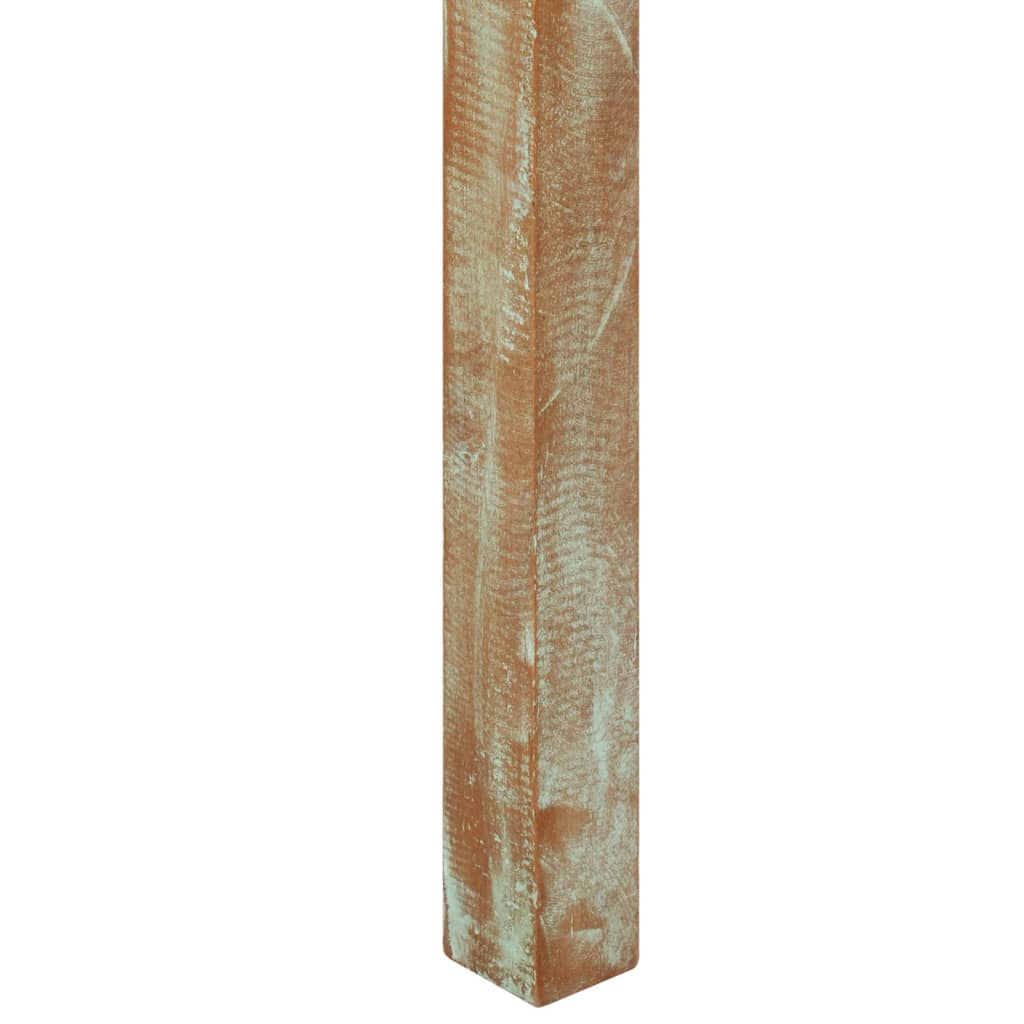 vidaXL Dining Table 82x80x76 cm Solid Reclaimed Wood 6