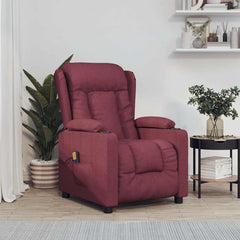 Massage Chair Fabric Wine red