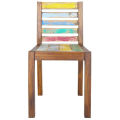 vidaXL Dining Chairs 6 pcs Solid Reclaimed Wood 3