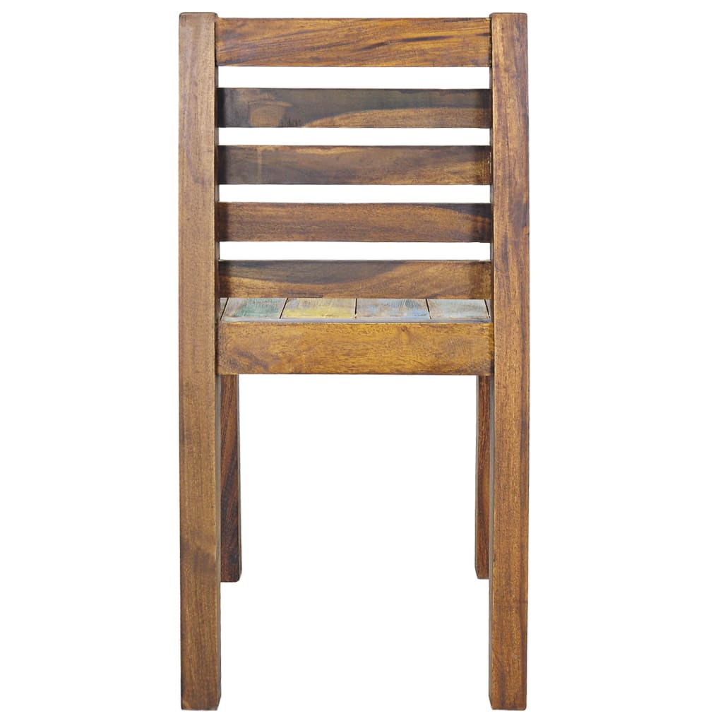 vidaXL Dining Chairs 6 pcs Solid Reclaimed Wood 5