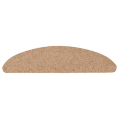 136388 vidaXL Stair Mats Self-adhesive 15 pcs 56x17x3 cm Beige 4