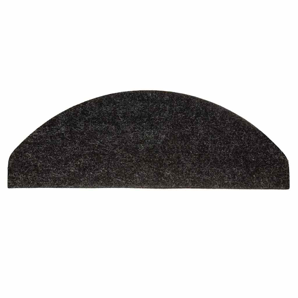 136395 vidaXL Stair Mats Self-adhesive 15 pcs 65x22,5x3,5 cm Anthracite 6