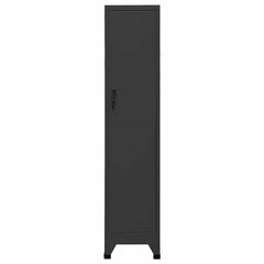 Locker Cabinet 38x45x180 cm Steel Anthracite With 1 locker