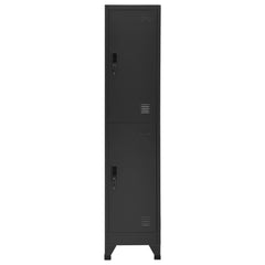 vidaXL Locker Cabinet | Anthracite | Steel | 38x45x180 cm | Locker Cabinet 2