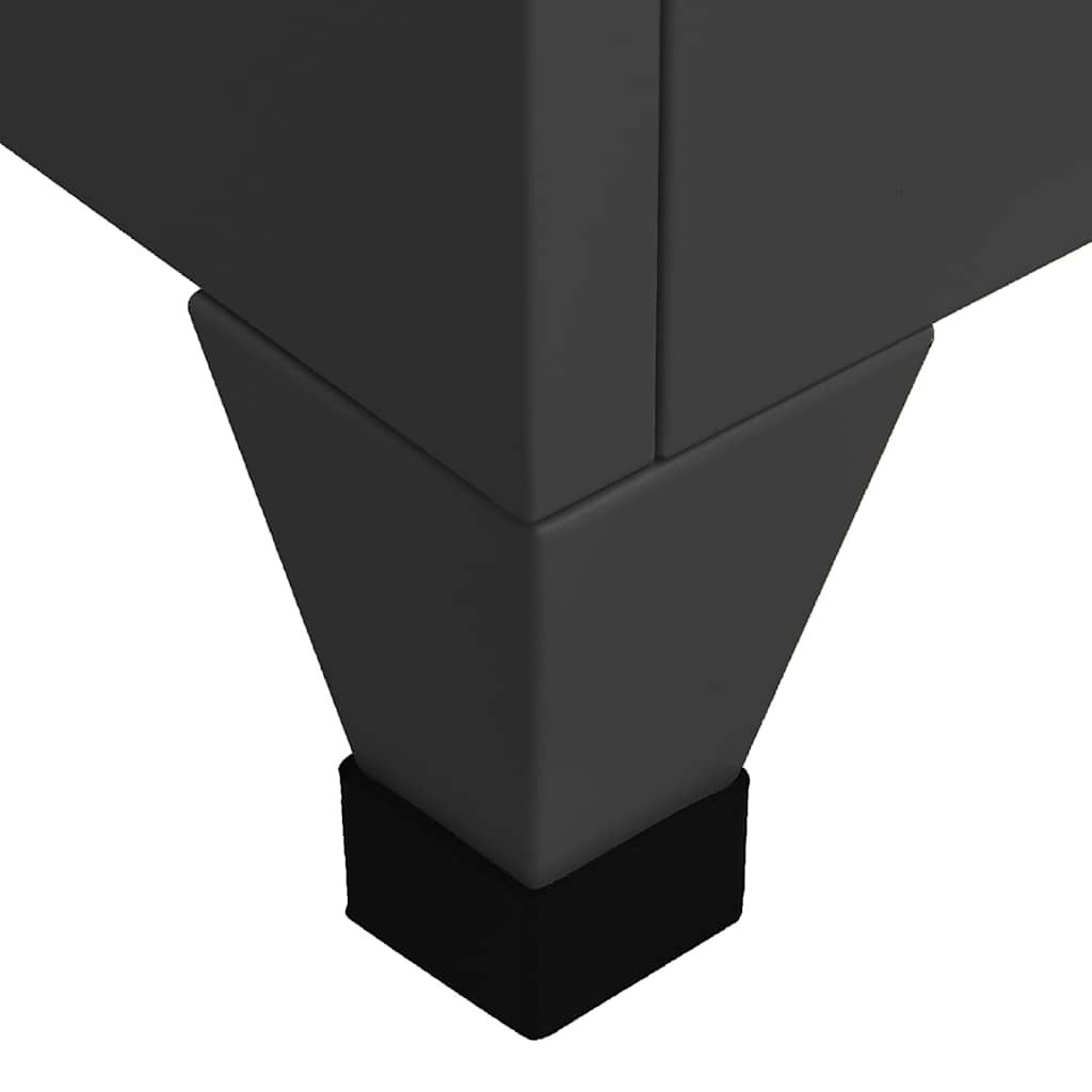 vidaXL Locker Cabinet | Anthracite | Steel | Tall | Locker Cabinet | Rectangular 6