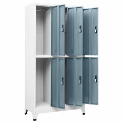 Locker Cabinet Light Grey and Dark Grey, image 3