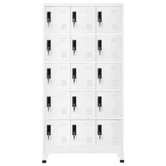 Locker Cabinet White, image 2