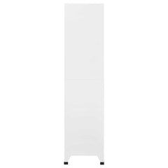 vidaXL Locker Cabinet | White | Steel | 90 x 40 x 180 cm | Locker Cabinet 4