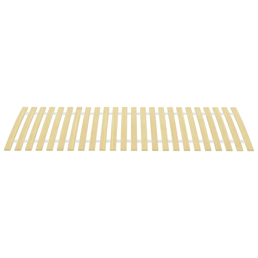 vidaXL Slatted Bed Base | Natural Wood | Solid poplar wood | 80x200 cm 2