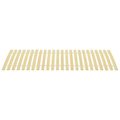 vidaXL Slatted Bed Base | Natural Wood | Solid poplar wood | 80x200 cm 2