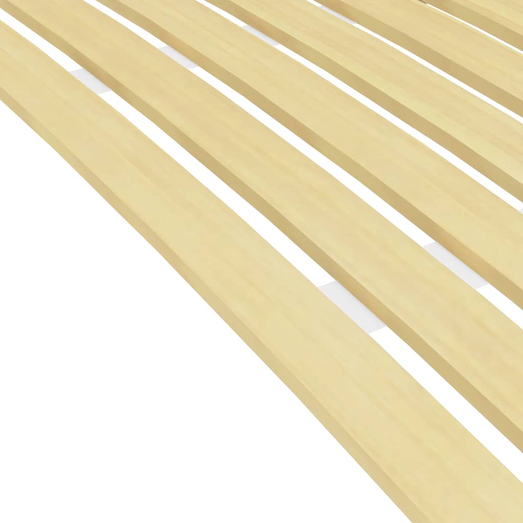 vidaXL Slatted Bed Base | Natural Wood | Solid poplar wood | 80x200 cm 3