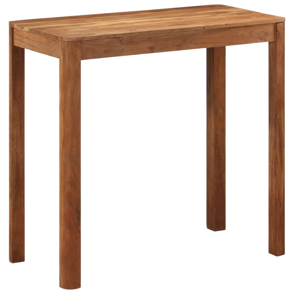 vidaXL Bar Table Solid Wood Acacia with Honey Finish 110x55x106 cm 1