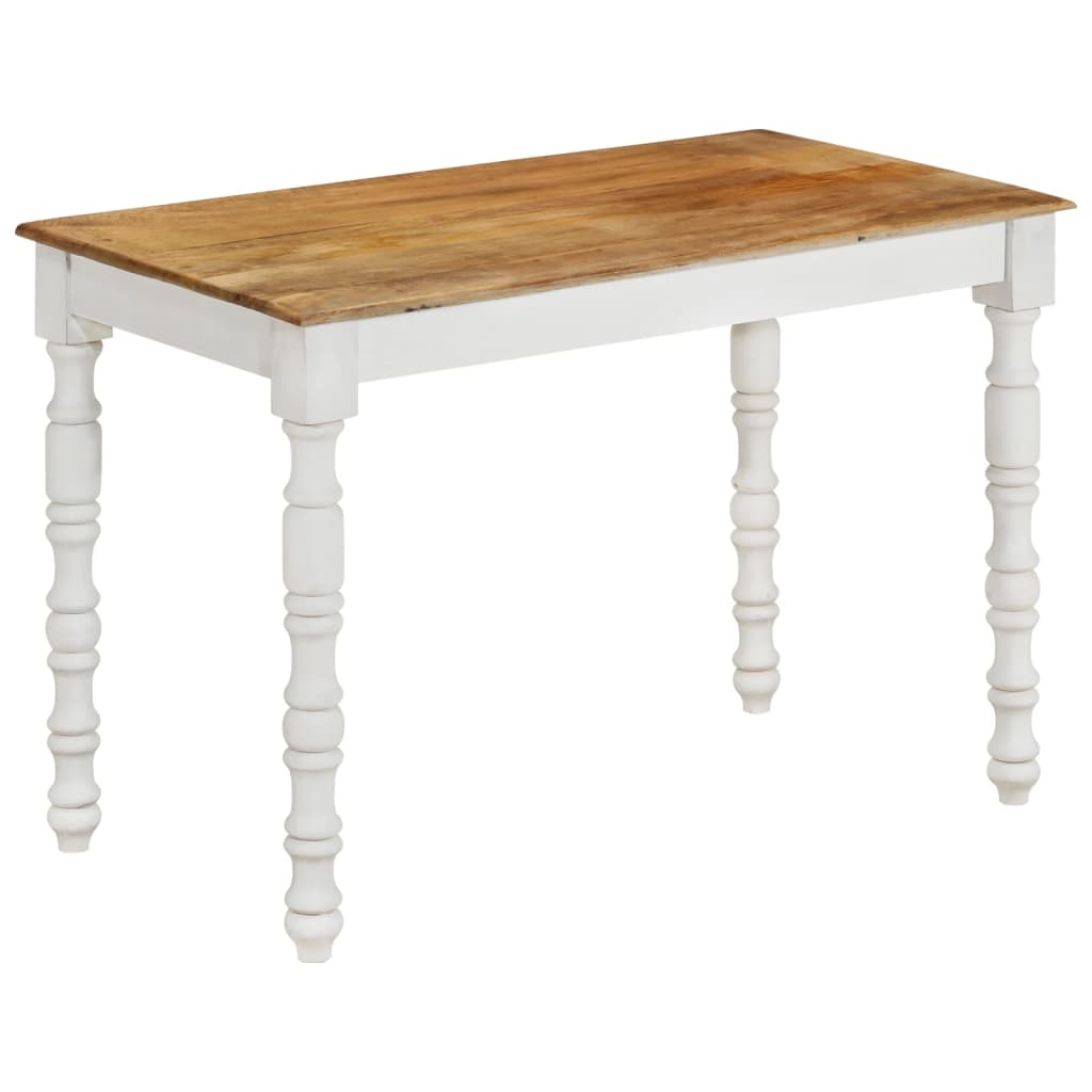 vidaXL Dining Table 110x60x76 cm Solid Wood Mango 1