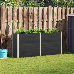 Garden Raised Bed WPC Grey Depth 50 cm 200 cm 91 cm