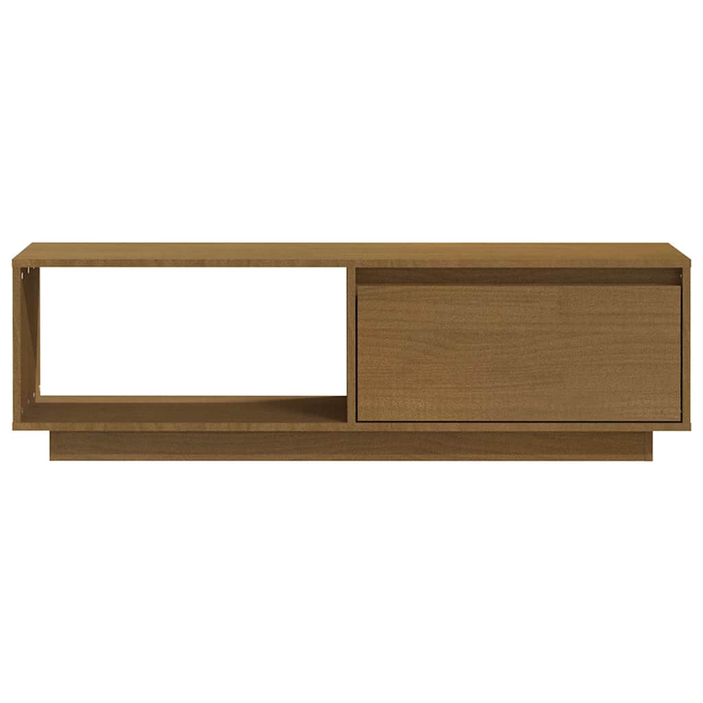 vidaXL TV Cabinet | Honey Brown | Solid Pinewood | Standard | TV Cabinet 4