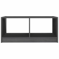 vidaXL Coffee Table | Grey | Solid Pinewood | Medium | Coffee Table 5